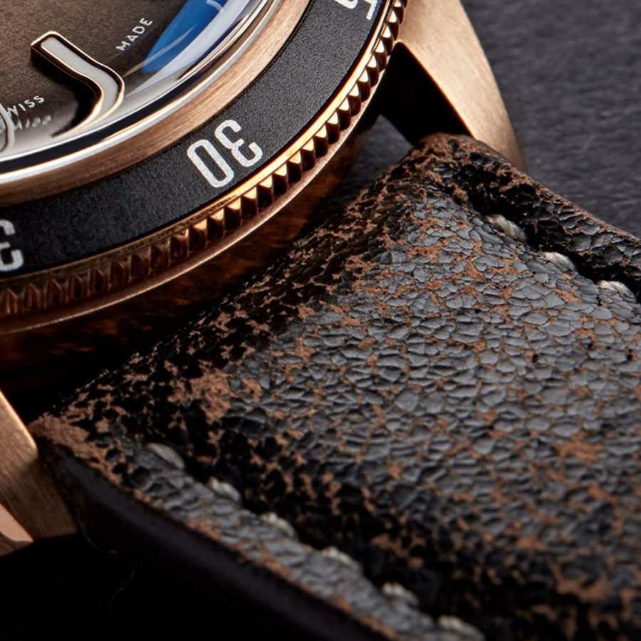 Straps Christopher Ward | Vintage Oak Leather